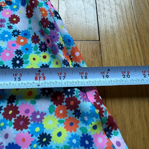 Staud Rainbow Floral Milla Mini Dress - Picture 10 of 16